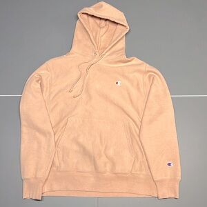 Champion hoodie, Salmon color, medium